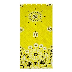 Grunge Yellow Bandana Shower Curtain 36  X 72  (stall)  by dressshop