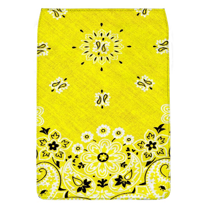 Grunge Yellow Bandana Removable Flap Cover (L)