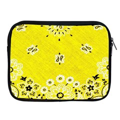 Grunge Yellow Bandana Apple Ipad 2/3/4 Zipper Cases by dressshop