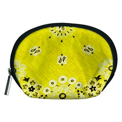 Grunge Yellow Bandana Accessory Pouch (medium) by dressshop