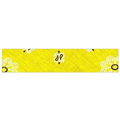 Grunge Yellow Bandana Small Flano Scarf by dressshop