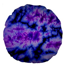 Tie Dye 1 Large 18  Premium Round Cushions