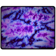 Tie Dye 1 Double Sided Fleece Blanket (medium)  by dressshop