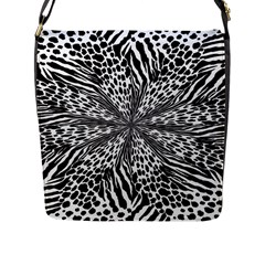 Animal Print 1 Flap Closure Messenger Bag (l) by dressshop