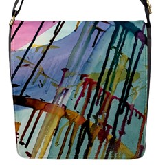 Chaos In Colour  Flap Closure Messenger Bag (s) by ArtByAng