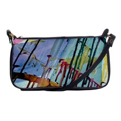 Chaos In Colour  Shoulder Clutch Bag by ArtByAng