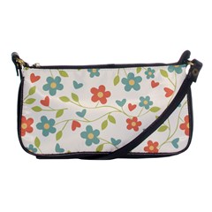 Flowers Pattern Shoulder Clutch Bag by Hansue