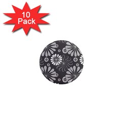 Floral Pattern 1  Mini Magnet (10 Pack)  by Hansue