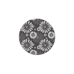 Floral Pattern Golf Ball Marker (4 Pack) by Hansue