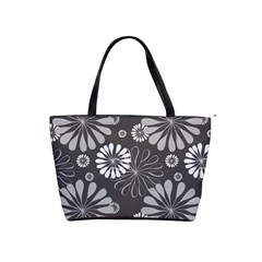 Floral Pattern Classic Shoulder Handbag by Hansue