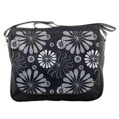 Floral Pattern Messenger Bag by Hansue