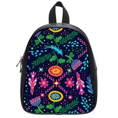 Colorful Pattern School Bag (small) by Hansue