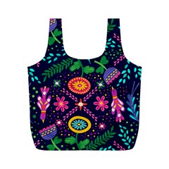 Colorful Pattern Full Print Recycle Bag (m) by Hansue