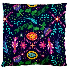 Colorful Pattern Standard Flano Cushion Case (two Sides)