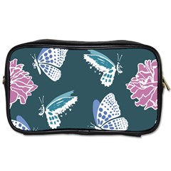 Butterfly  Toiletries Bag (two Sides) by Hansue