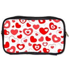 Hearts Toiletries Bag (two Sides) by Hansue