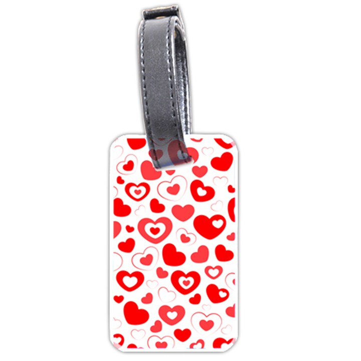 Hearts Luggage Tags (One Side) 