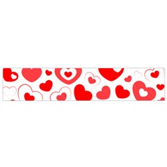 Hearts Small Flano Scarf by Hansue