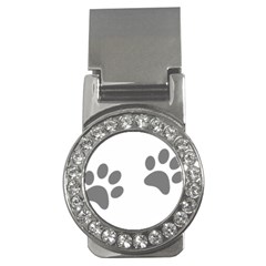 Pets Footprints Money Clips (cz)  by Hansue