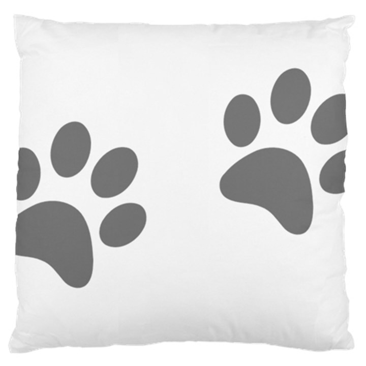 Pets footPrints Large Cushion Case (Two Sides)