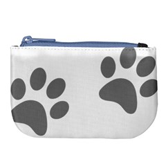 Pets Footprints Large Coin Purse by Hansue