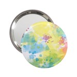 Abstract Pattern Color Art Texture 2.25  Handbag Mirrors Front