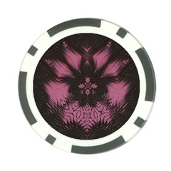 Glitch Glitch Art Grunge Distortion Poker Chip Card Guard