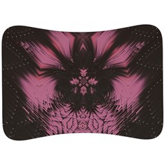 Glitch Glitch Art Grunge Distortion Velour Seat Head Rest Cushion