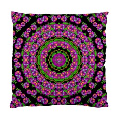 Flowers And More Floral Dancing A Power Peace Dance Standard Cushion Case (one Side) by pepitasart