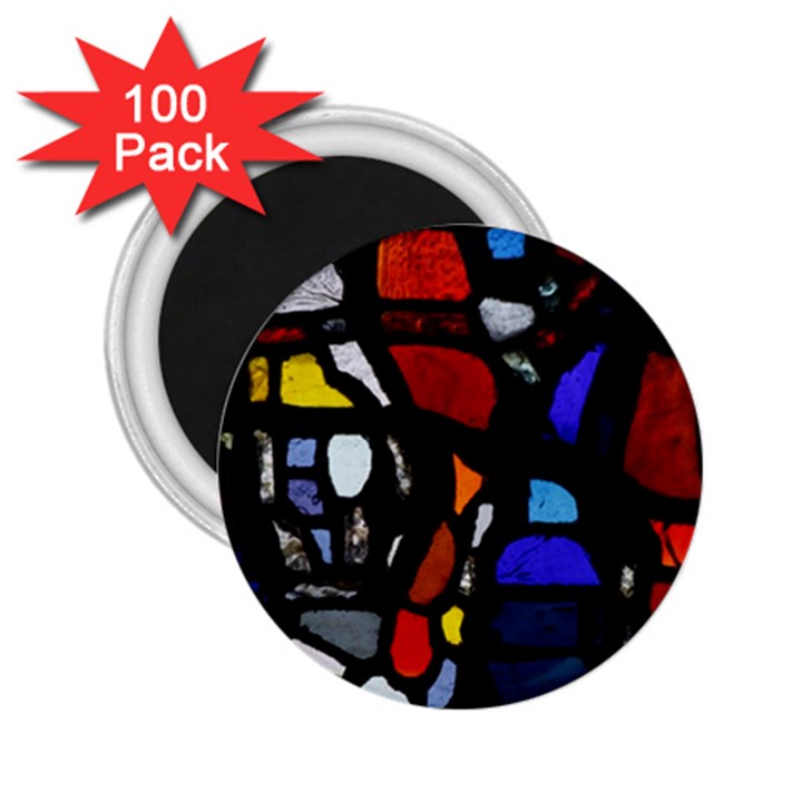 Art Bright Lead Glass Pattern 2.25  Magnets (100 pack) 