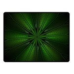 Green Fractal Art Artistic Pattern Fleece Blanket (Small) 50 x40  Blanket Front