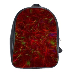 Abstract Pattern Color Shape School Bag (large)