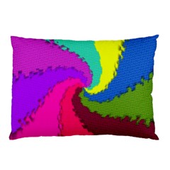 Art Abstract Pattern Color Pillow Case (two Sides) by Nexatart