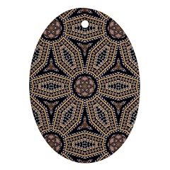 Pattern Decoration Abstract Oval Ornament (two Sides) by Nexatart