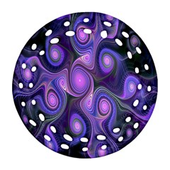 Abstract Pattern Fractal Wallpaper Ornament (round Filigree)