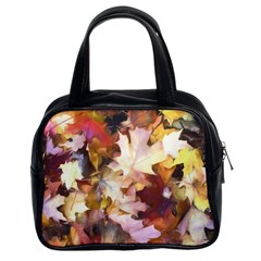 Fall Leaves Bright Classic Handbag (two Sides) by bloomingvinedesign