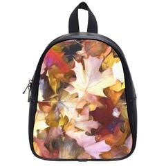 Fall Leaves Bright School Bag (small)
