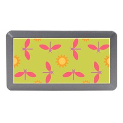 Dragonfly Sun Flower Seamlessly Memory Card Reader (mini)