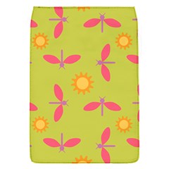 Dragonfly Sun Flower Seamlessly Removable Flap Cover (s) by Nexatart