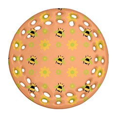 Bee A Bug Nature Ornament (round Filigree)
