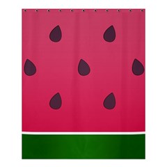 Watermelon Fruit Summer Red Fresh Shower Curtain 60  X 72  (medium) 