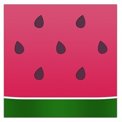 Watermelon Fruit Summer Red Fresh Large Satin Scarf (square)