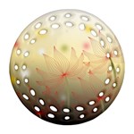 Flower Summer S Nature Plant Ornament (Round Filigree) Front