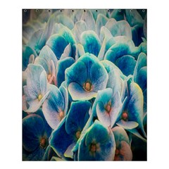 Hydrangeas Blossom Bloom Blue Shower Curtain 60  X 72  (medium) 