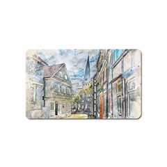 Altstadt Hattingen Ruhr Trail Magnet (name Card) by Nexatart