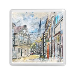 Altstadt Hattingen Ruhr Trail Memory Card Reader (square) by Nexatart