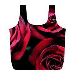 Red Roses Full Print Recycle Bag (l)