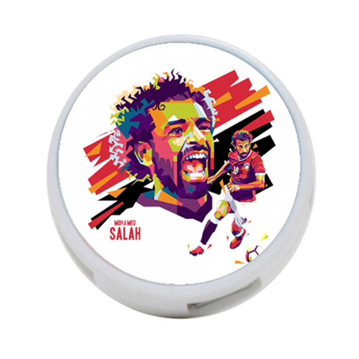 Mo Salah the egyptian king 4-Port USB Hub (One Side)