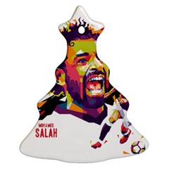 Mo Salah The Egyptian King Christmas Tree Ornament (two Sides) by 2809604