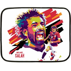 Mo Salah The Egyptian King Double Sided Fleece Blanket (mini) 